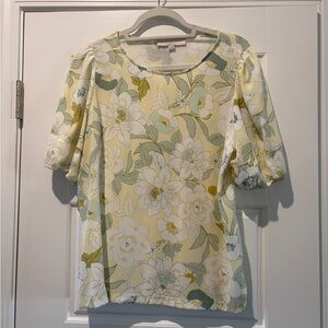 LOFT Floral Print Women's Top